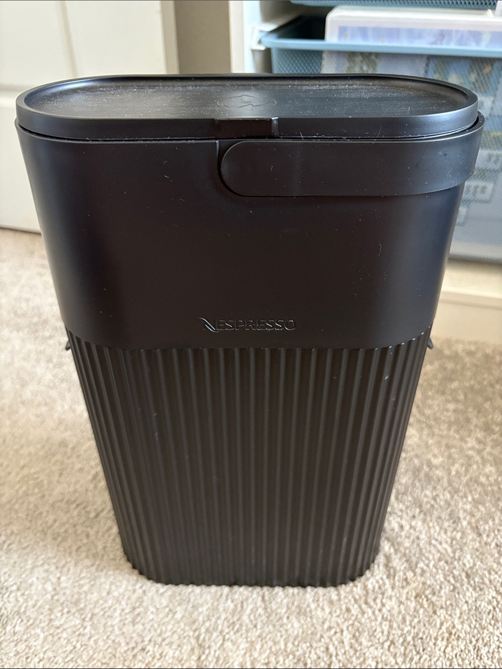 Nespresso Black Vertical Used Capsule Bin